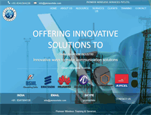 Tablet Screenshot of pioneertele.com